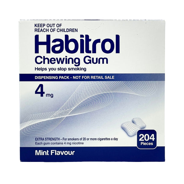 Habitrol Chewing Gum 4mg - Mint (Dispensary Pack)